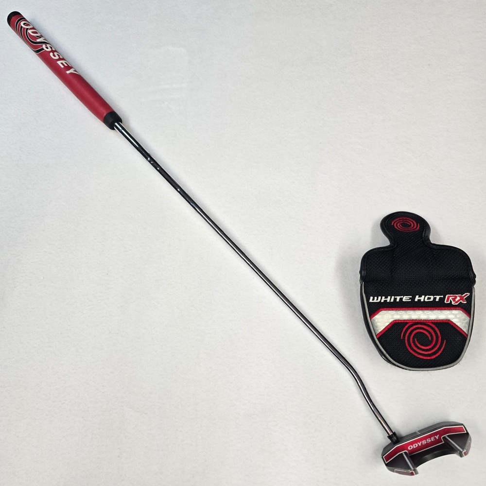 Odyssey White Hot RX 7 Putter Right Hand 35 Inch Mallet w Headcover Golf
